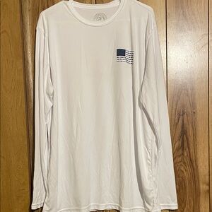 White Long Sleeve Men's Shirt